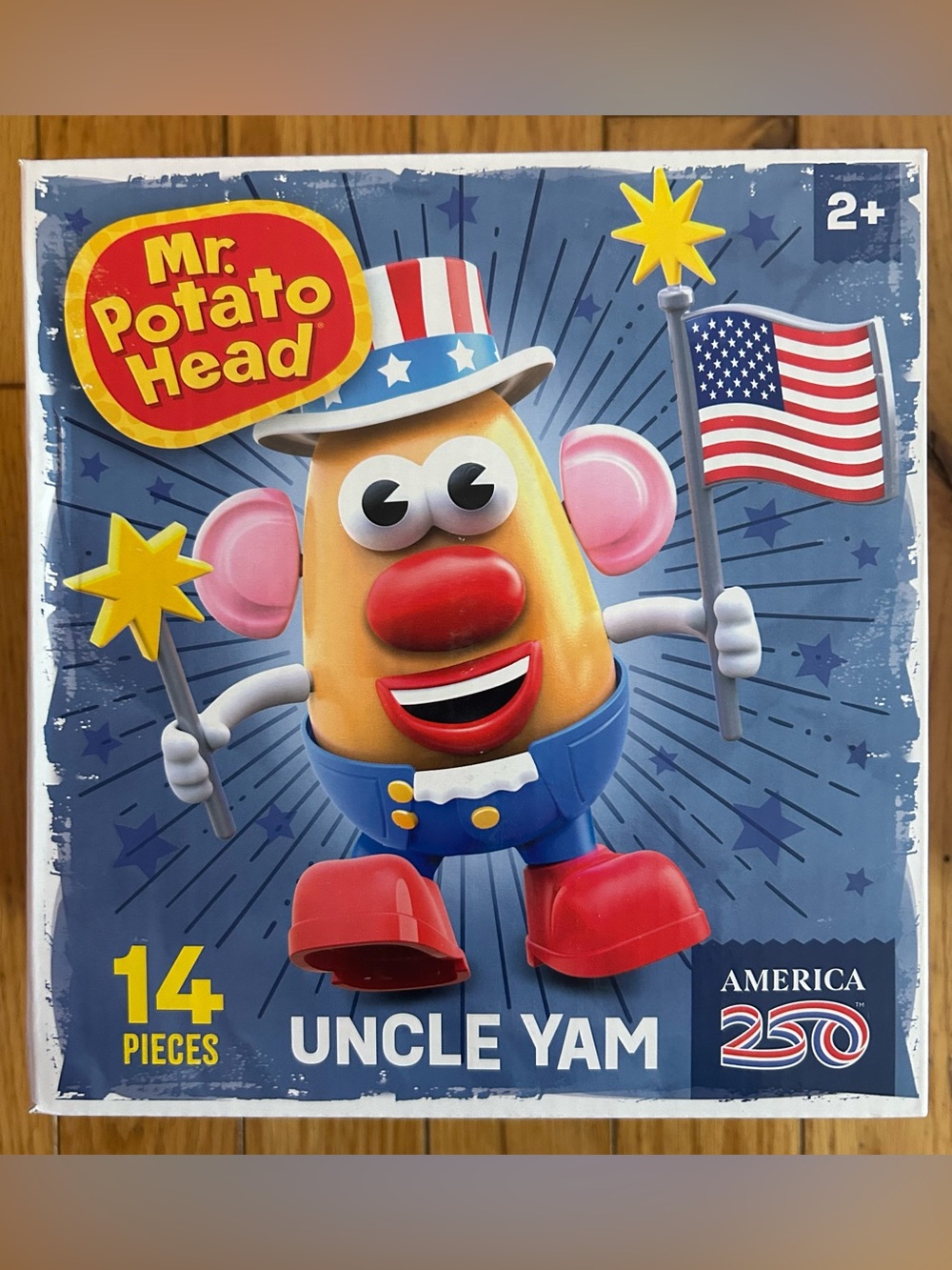 Uncle Yam Patriotic Mr potato head - Red, Blue, White NWT